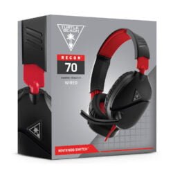 Audífono Gamer Turtle Beach Recon 70 Ps4 Xbox PC Nintendo Switch Rojo y Negro