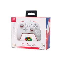 Mando Pro PowerA Con Cable Nintendo Switch Mario White