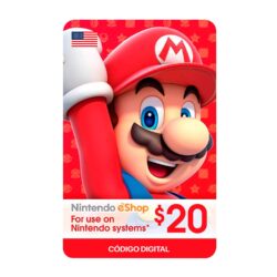 Gift Card Nintendo e-Shop $20 Código digital