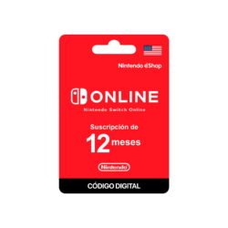 Membresia Nintendo Switch Online 12 Meses (Codigo Digital)