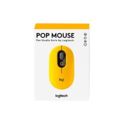 Mouse Logitech Pop Bluetooth Black Yellow