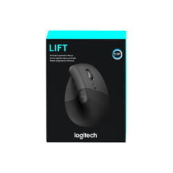 Mouse Logitech Lift Vertical Wireless Ergonomic Bt Black