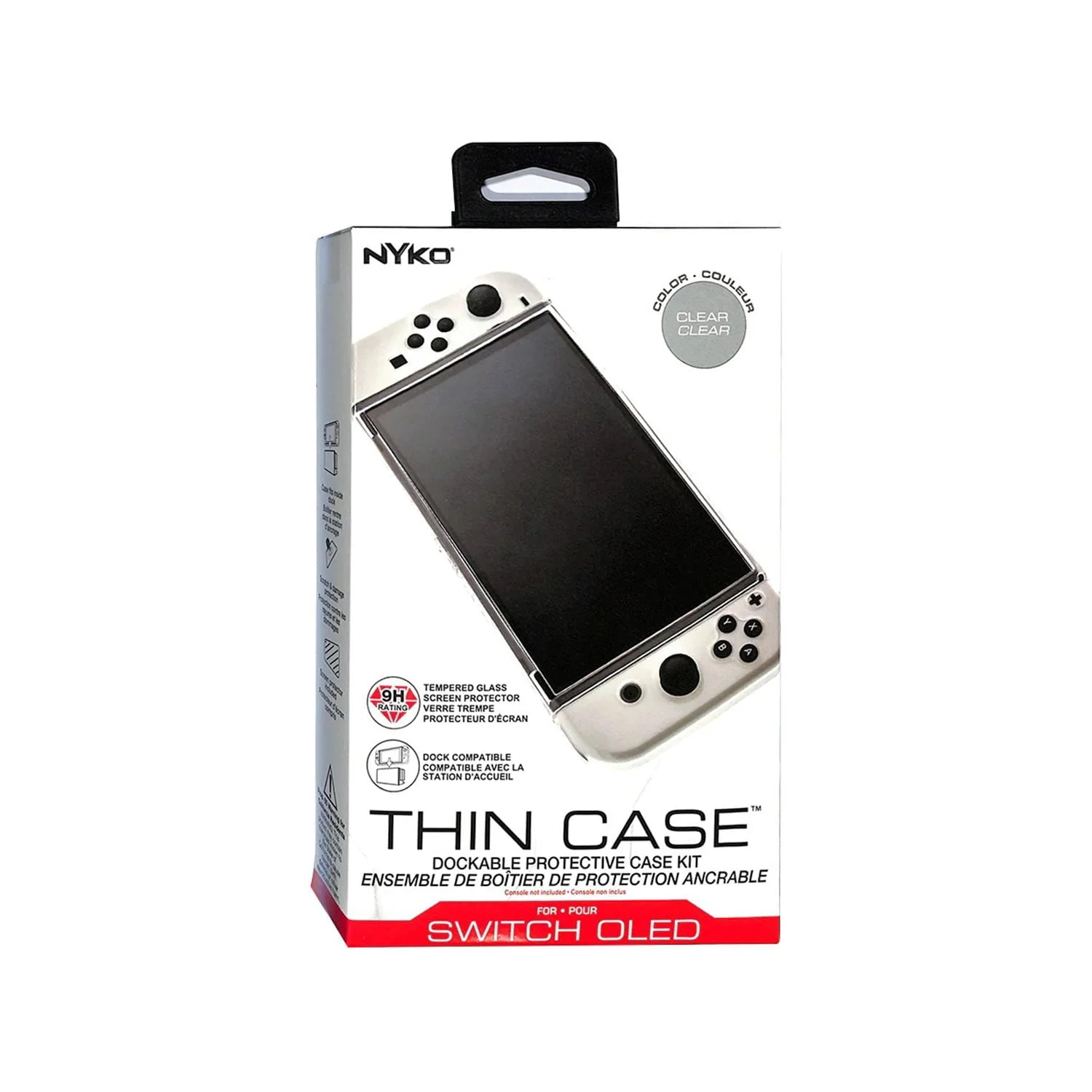 Estuche Thin Case Nyko Nintendo Switch Oled Clear Clear Game
