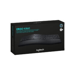 Teclado Logitech Ergo K860 Wireless/Bluetooth Sp Negro