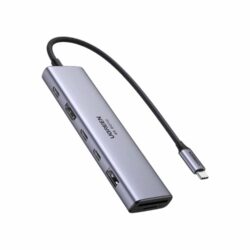 Adaptador Hub Ugreen USB-C 7en1 Usb C 3.2 Hdmi 4k 60hz Tf 100w Ugreen Cm511-45521