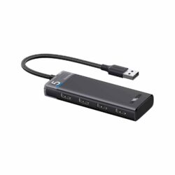 Adaptador Hub Ugreen 4 Puertos Usb-A Cable Alimentador Usb-A Cm653 15548