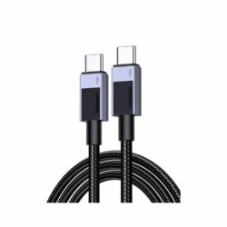 Cable Ugreen de Carga Rápida USB-C a USB-C 100W Space Gray 1M 45063