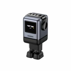 Cargador Ugreen Robot 100 Watts Tipo C Pantalla Led Carga Rapida Negro X688 45514B