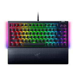 Teclado Gamer Razer Blackwidow V4 75% Mechanical Us Switch Orange Chroma Black