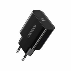 Cargador Ugreen 20W 2 Puertos Carga Rapida X227 45303 Negro