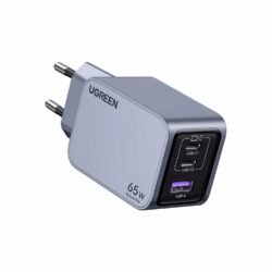 Cargador Ugreen Nexocode Pro 65W 3 Puertos Carga Rapida Gan X755 25870