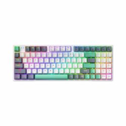 Teclado Gamer Machenike K500 Pro-B94 RGB Tri-modo BT Sp Mechanical Gray