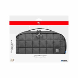 Estuche Hori Carrying Puff Pouch Para Nintendo Switch 2 Negro