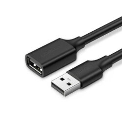 Cable Adaptador Ugreen USB Hembra a USB Macho 1m negro US103 10314 Negro