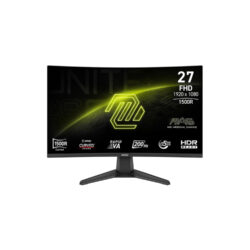Monitor Gamer Curvo MSI Va MAG 276CF 27" FHD 200HZ 0.5ms Negro