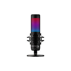 Microfono Hyperx Alambrico Quadcast S USB Iluminacion RGB Negro