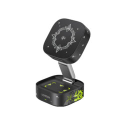 Ugreen Cargador Inalambrico Magnetico 2 en 1 Genshin Impact Edition Negro W702-35316GI