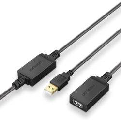 Cable Extensor Ugreen USB 2.0 Activo con Chipset 10m Negro 10321
